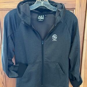 Kids Loki Dark Gray Full Zip Jacket